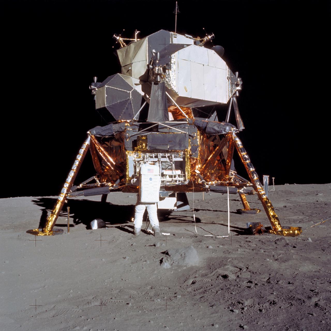 Lunar Module Technical Drawing