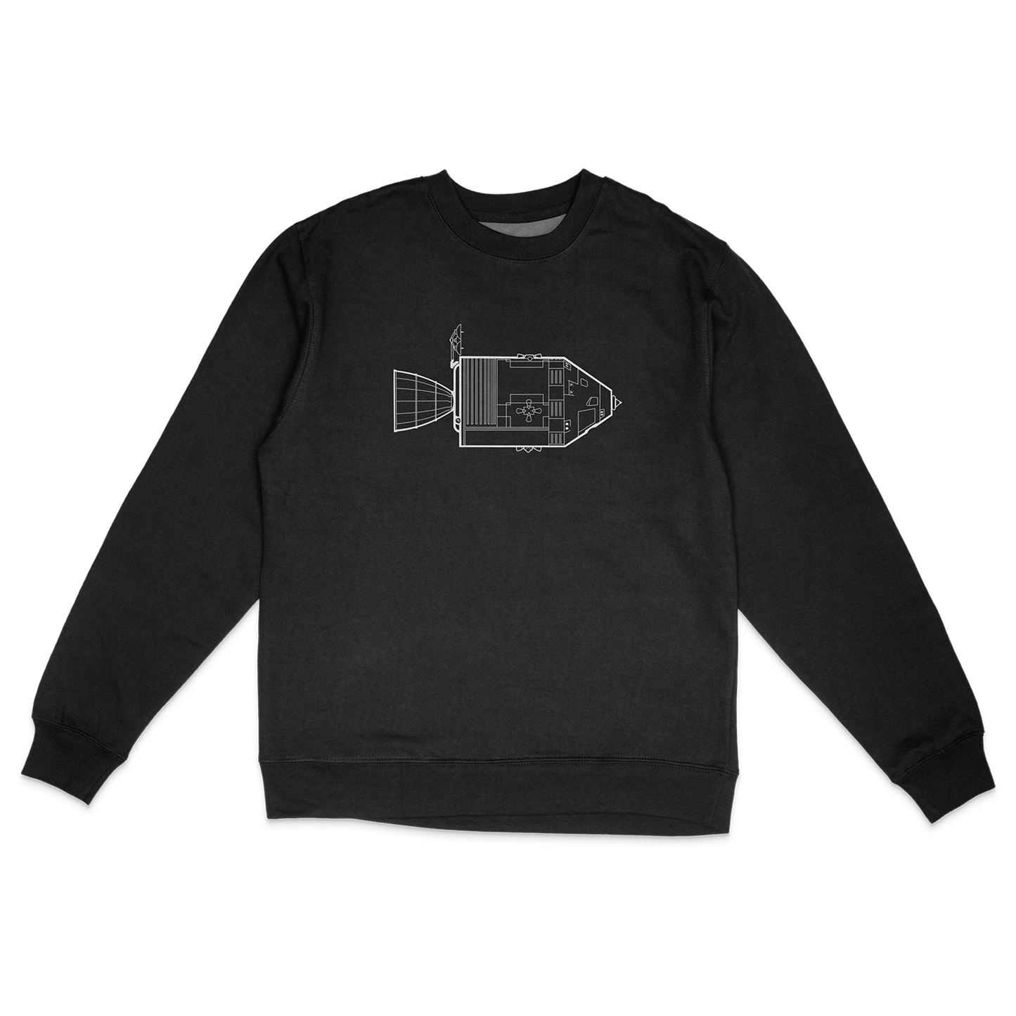 Command Module Technical Drawing Sweatshirt