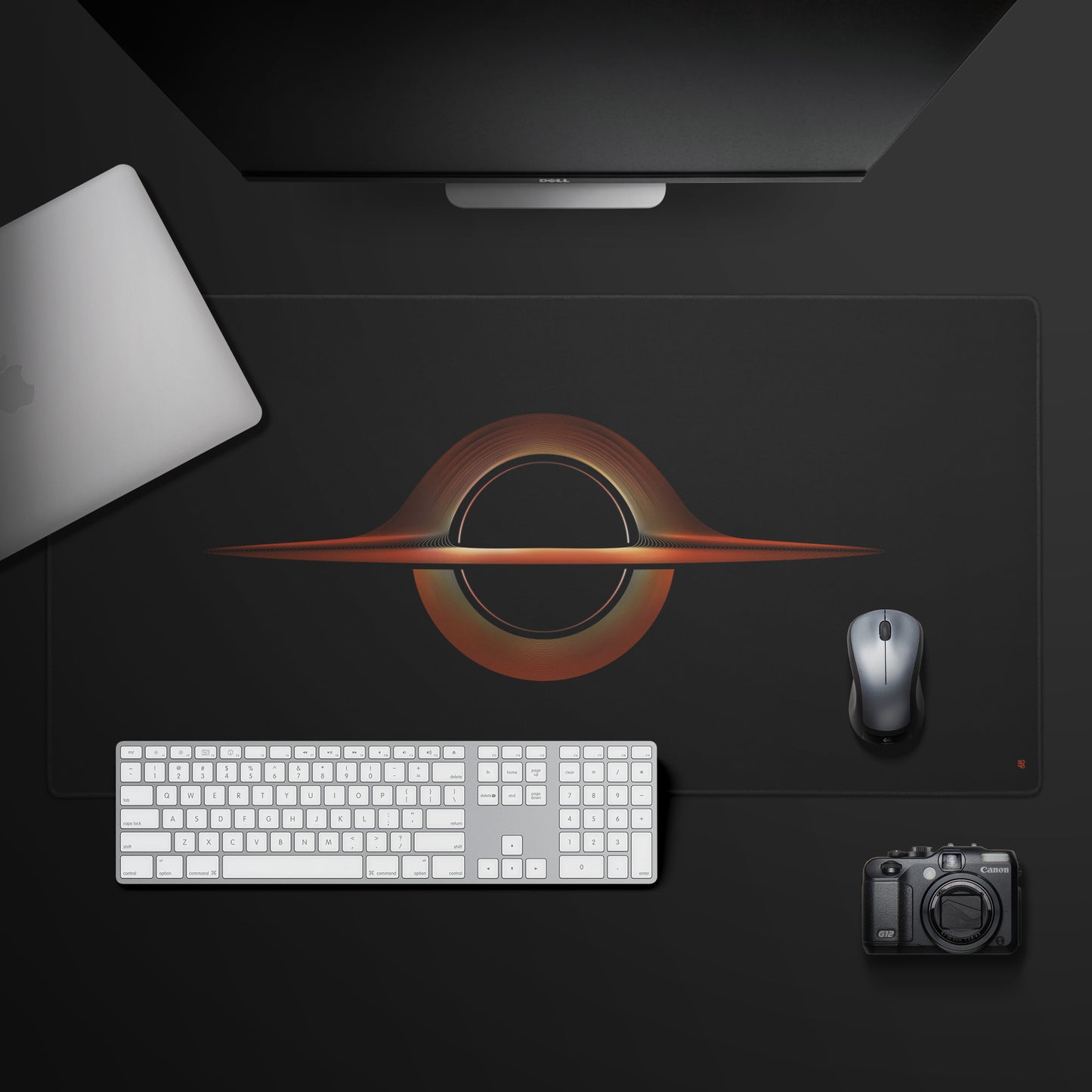 Black Hole Desk mat