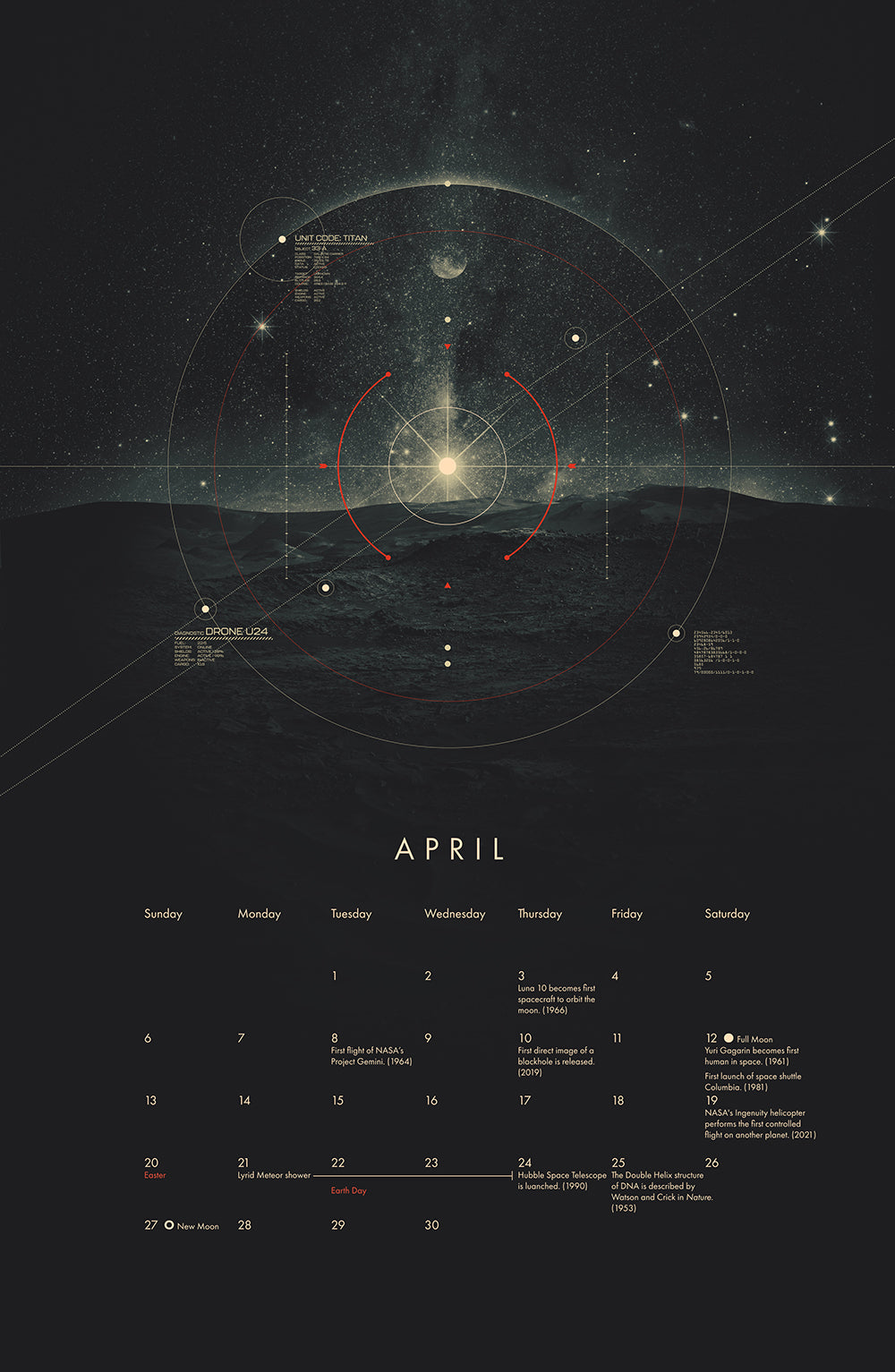 2025 Heavenly Spheres Calendar