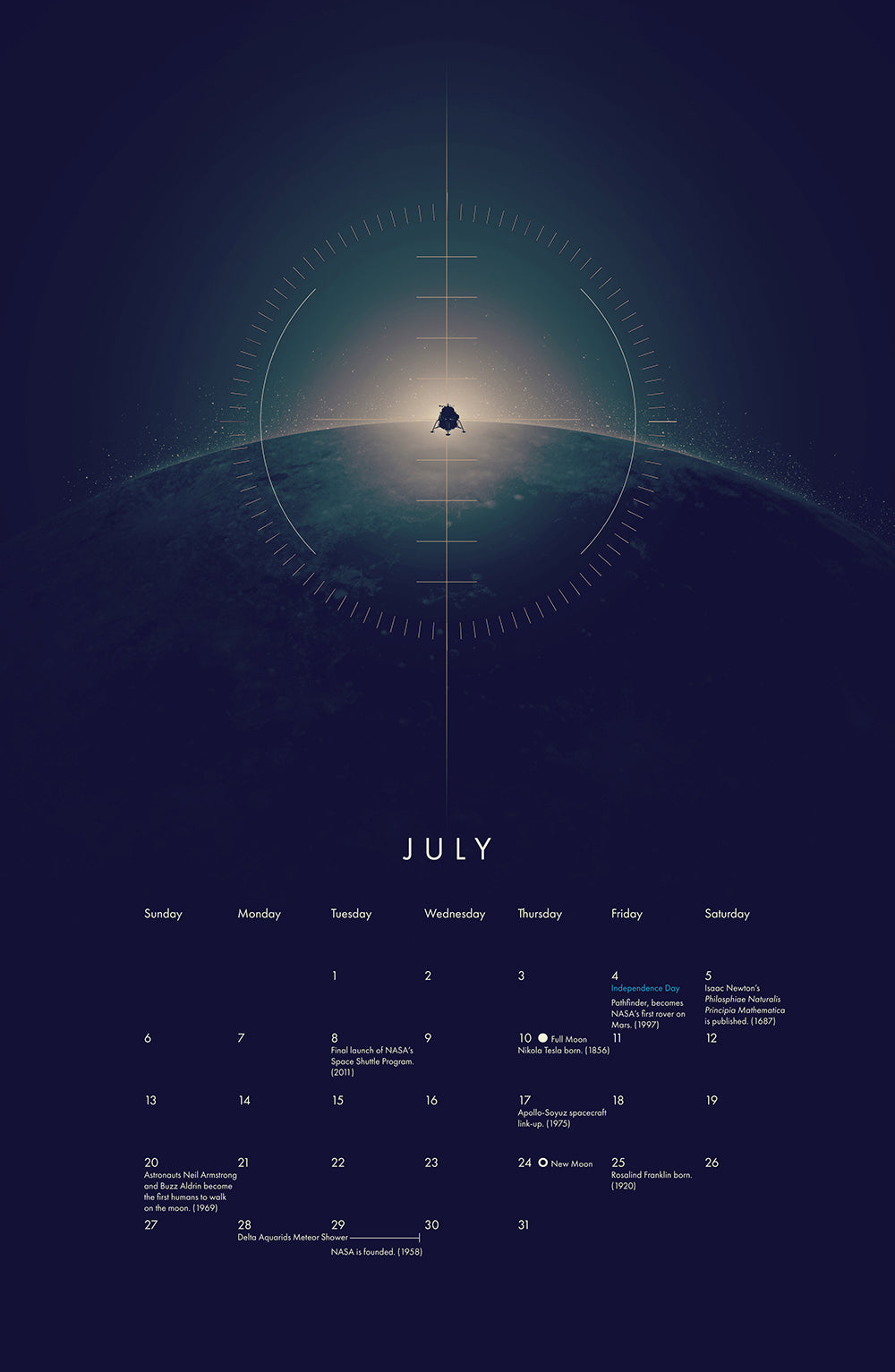 2025 Heavenly Spheres Calendar