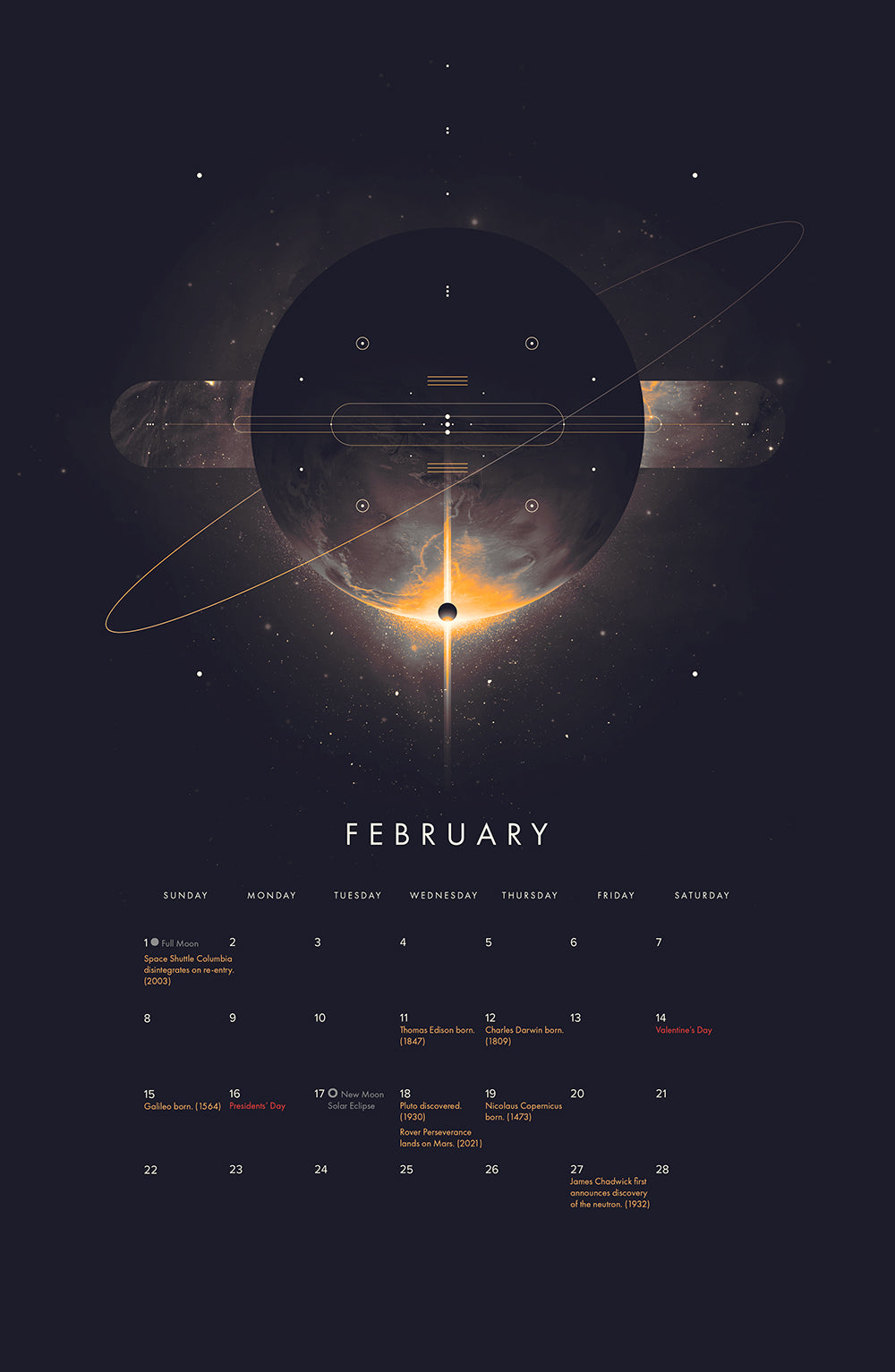 2026 Heavenly Spheres Calendar