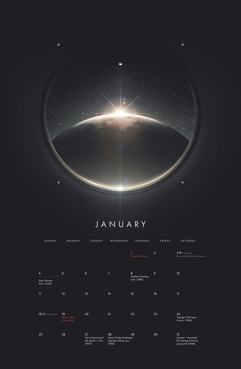 2026 Heavenly Spheres Calendar