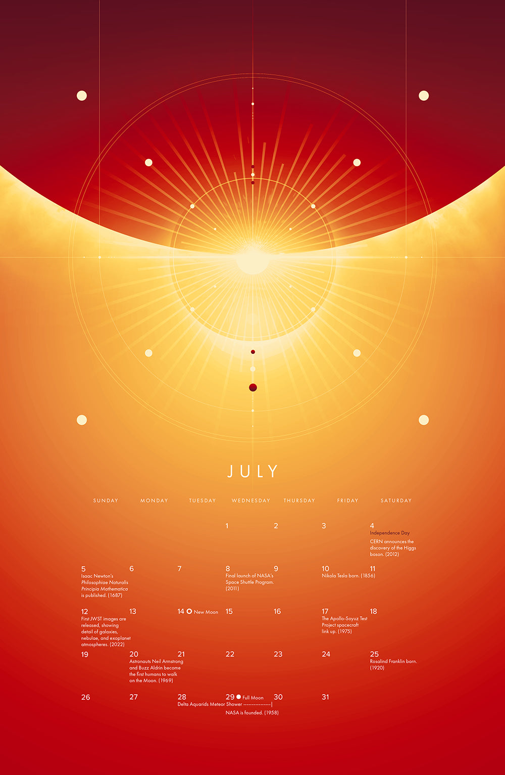 2026 Heavenly Spheres Calendar