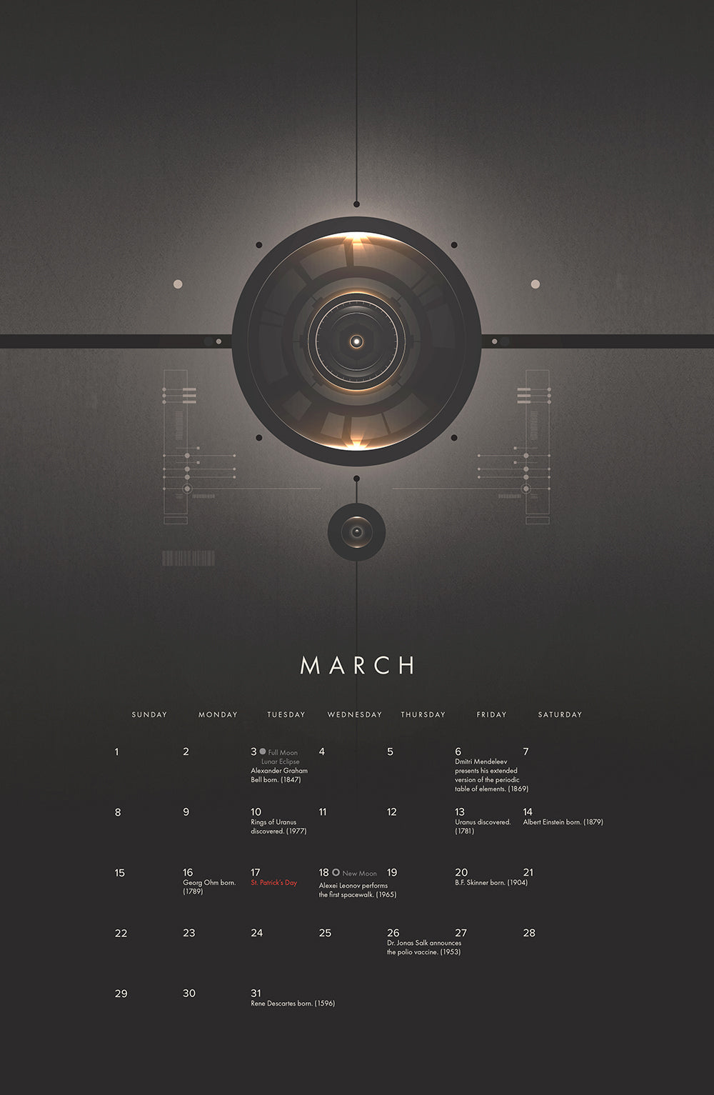 2026 Heavenly Spheres Calendar
