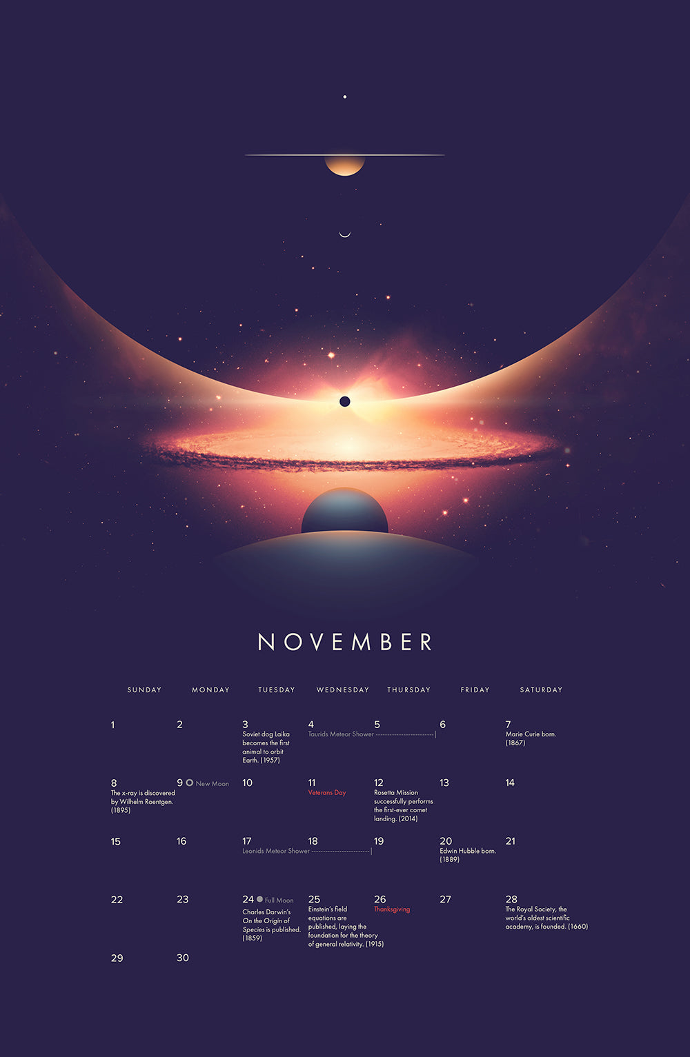 2026 Heavenly Spheres Calendar