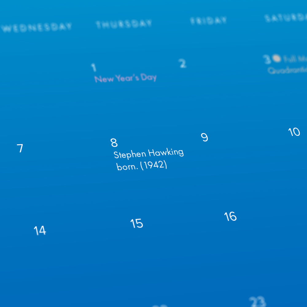 2026 Space & Science Calendar