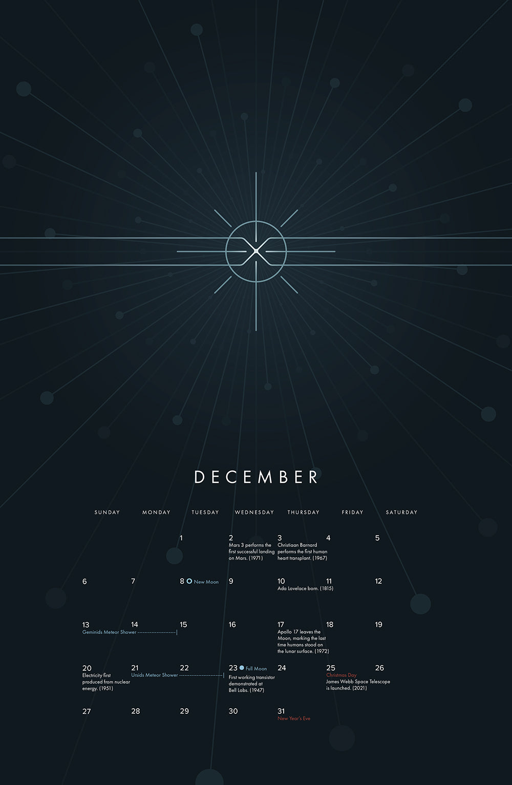 2026 Space & Science Calendar