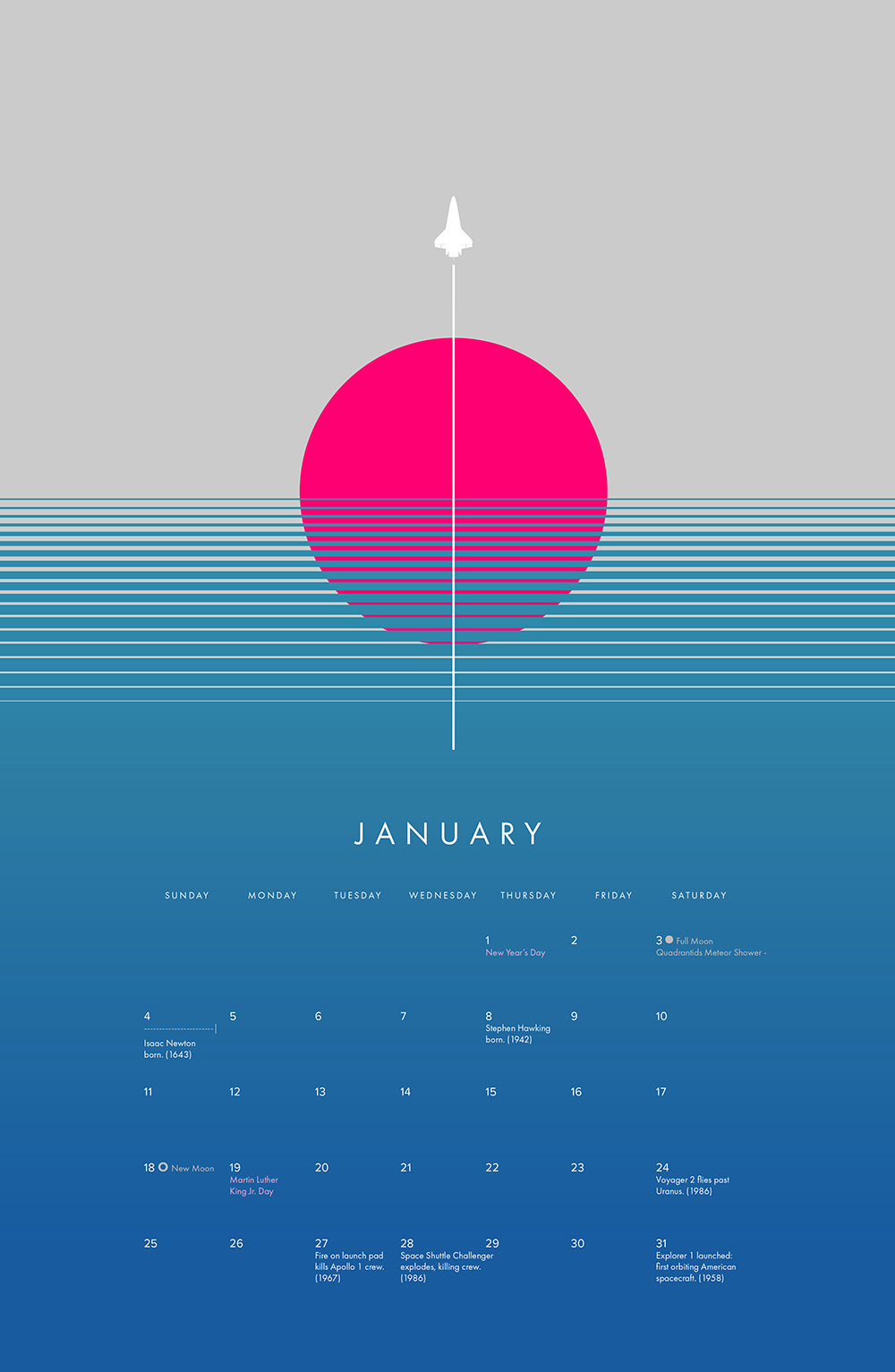 2026 Space & Science Calendar