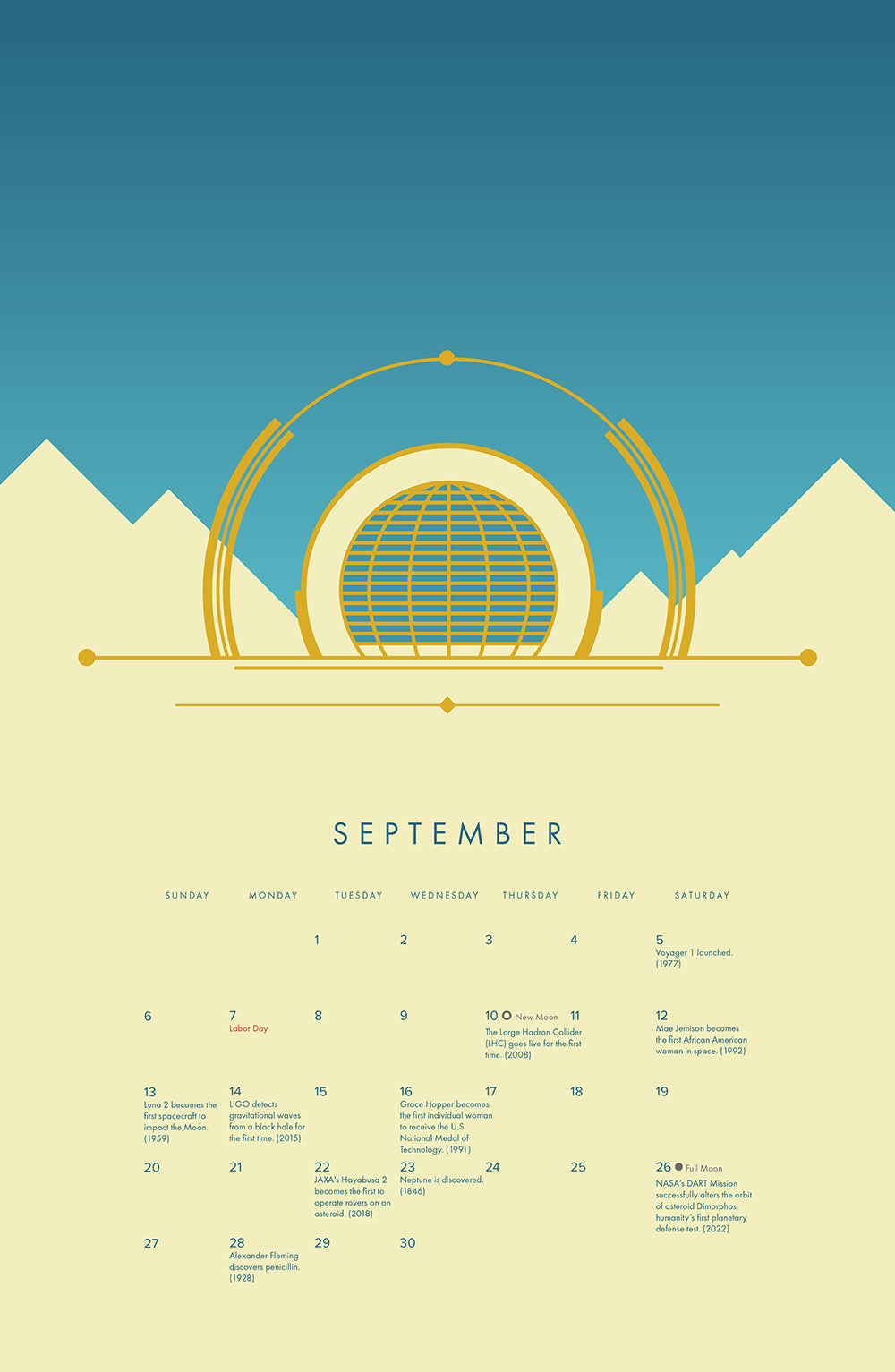 2026 Space & Science Calendar