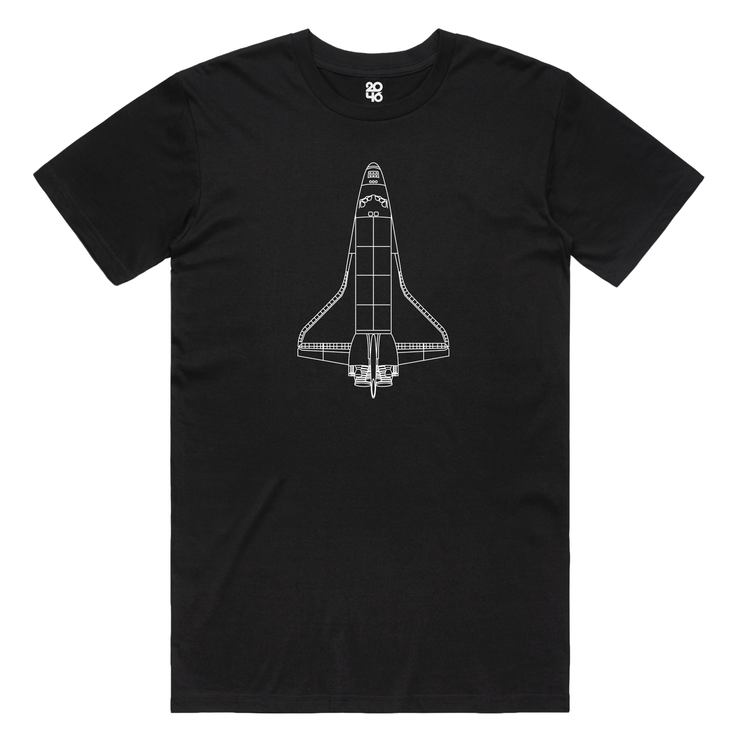 Space Shuttle Technical Drawing