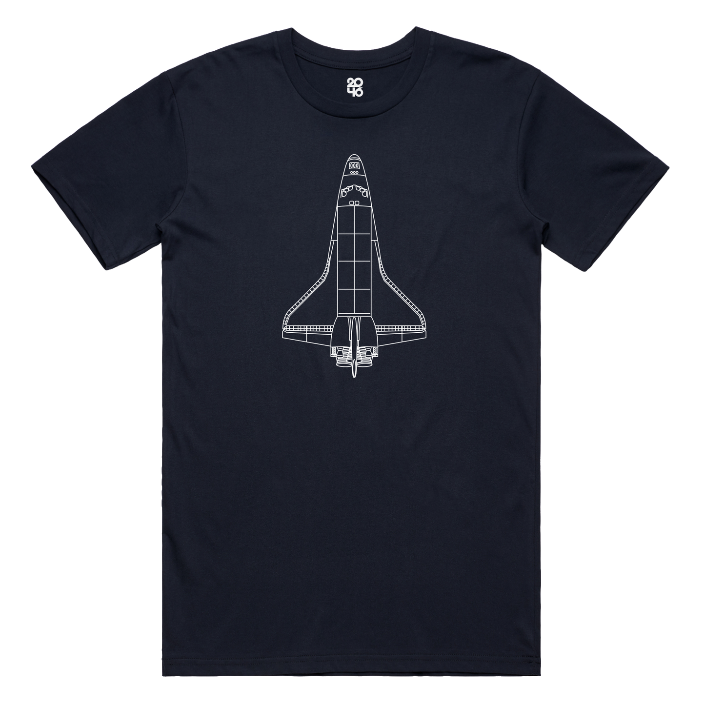 Space Shuttle Technical Drawing