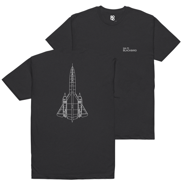 SR-71 Blackbird Technical Drawing