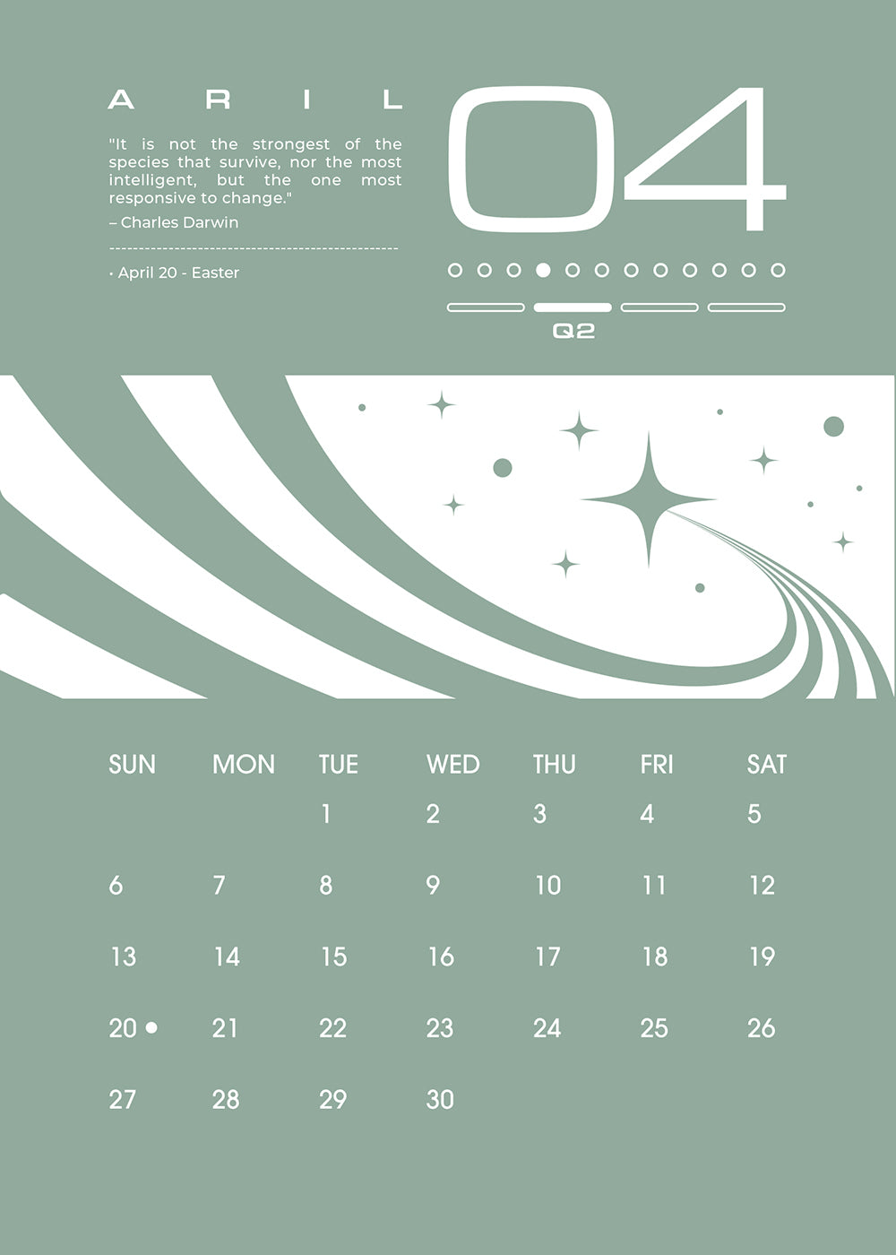 2025 Desk Calendar