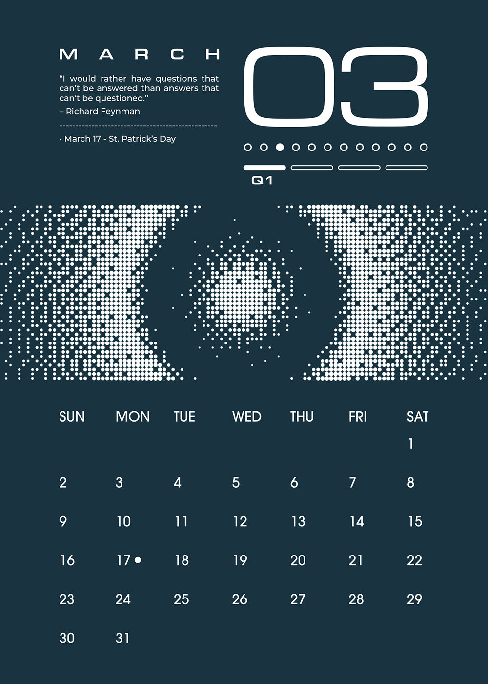 2025 Desk Calendar