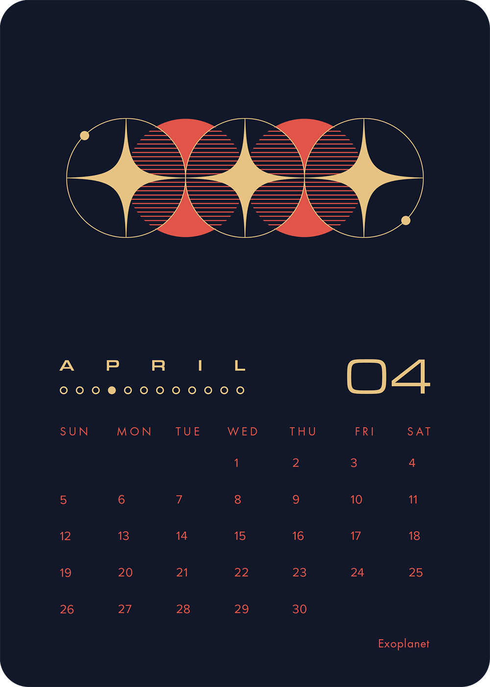 2026 Desk Calendar