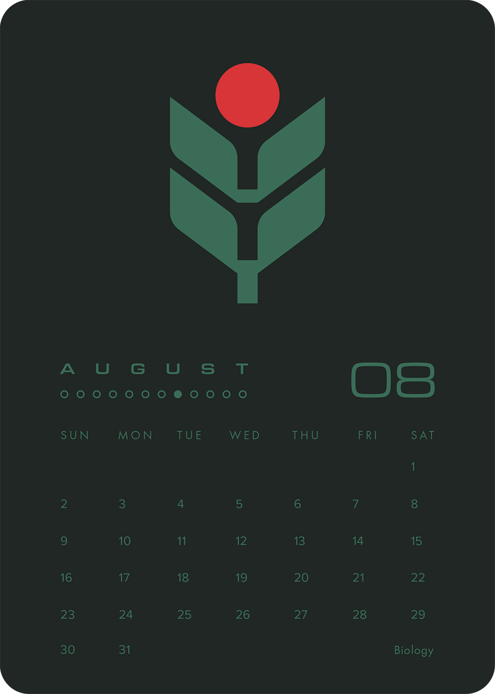 2026 Desk Calendar