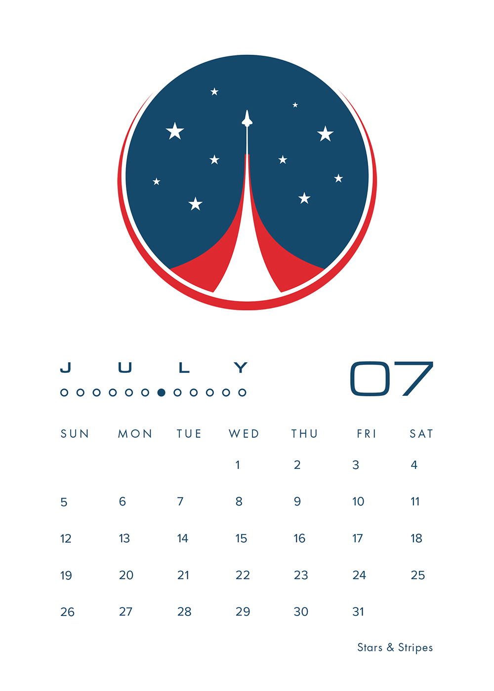 2026 Desk Calendar