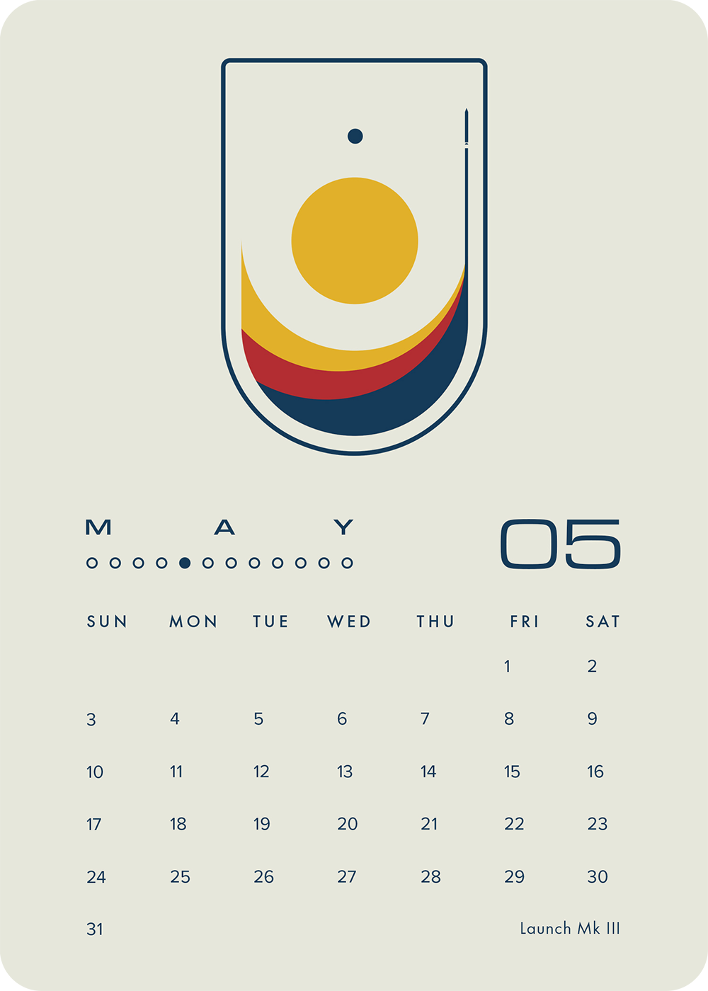 2026 Desk Calendar