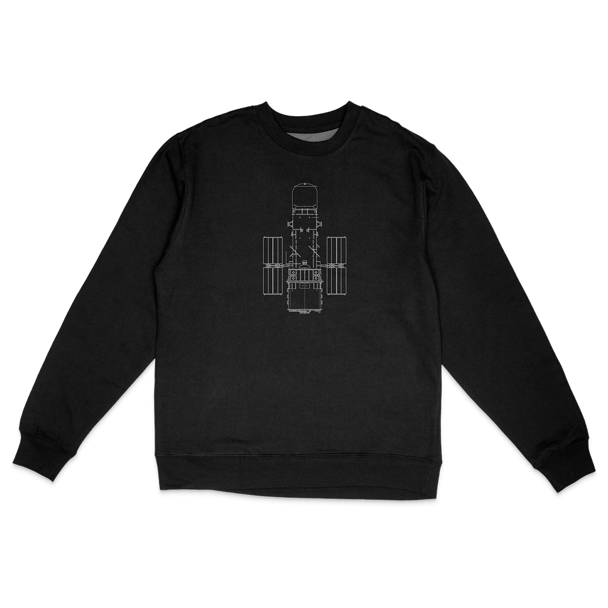 Hubble Technical Drawing Sweatshirt