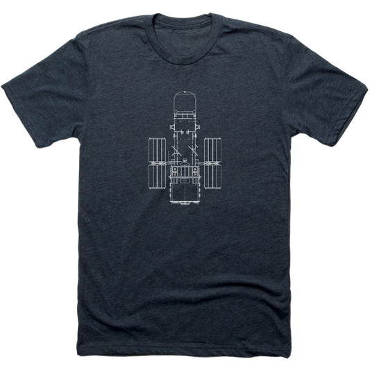 Hubble Technical Drawing