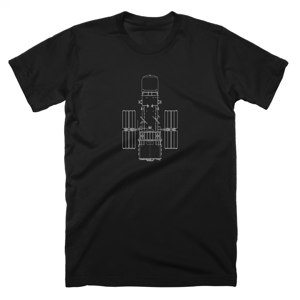 Hubble Technical Drawing