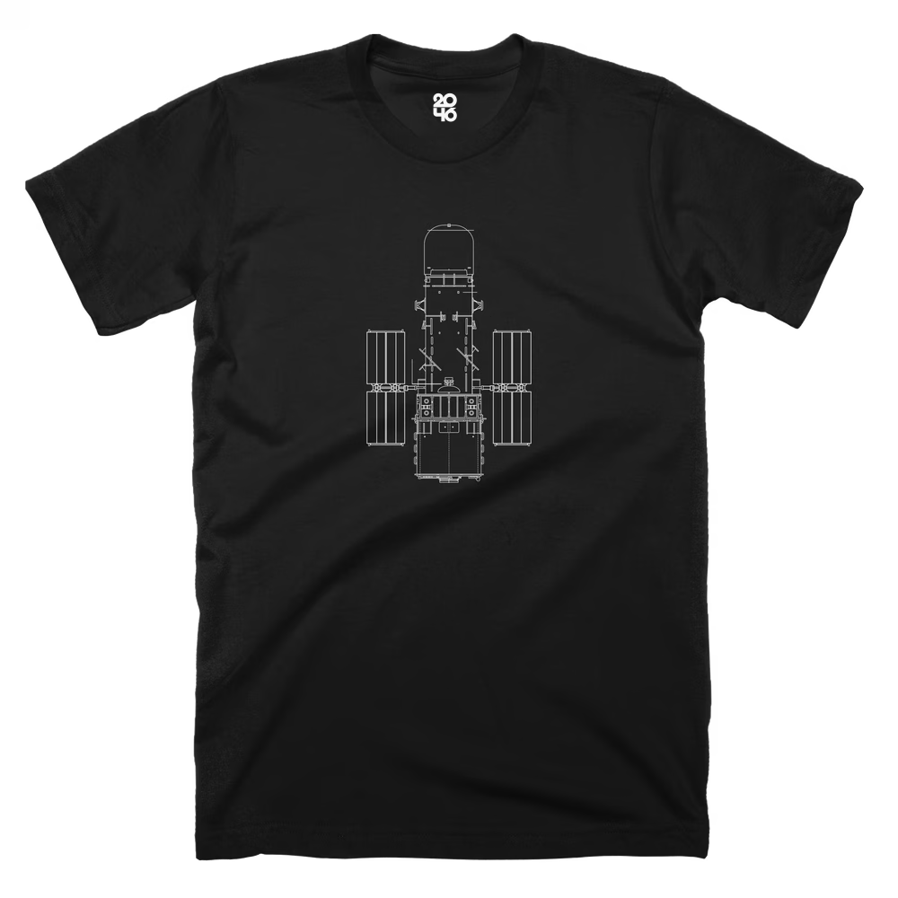 Hubble Technical Drawing