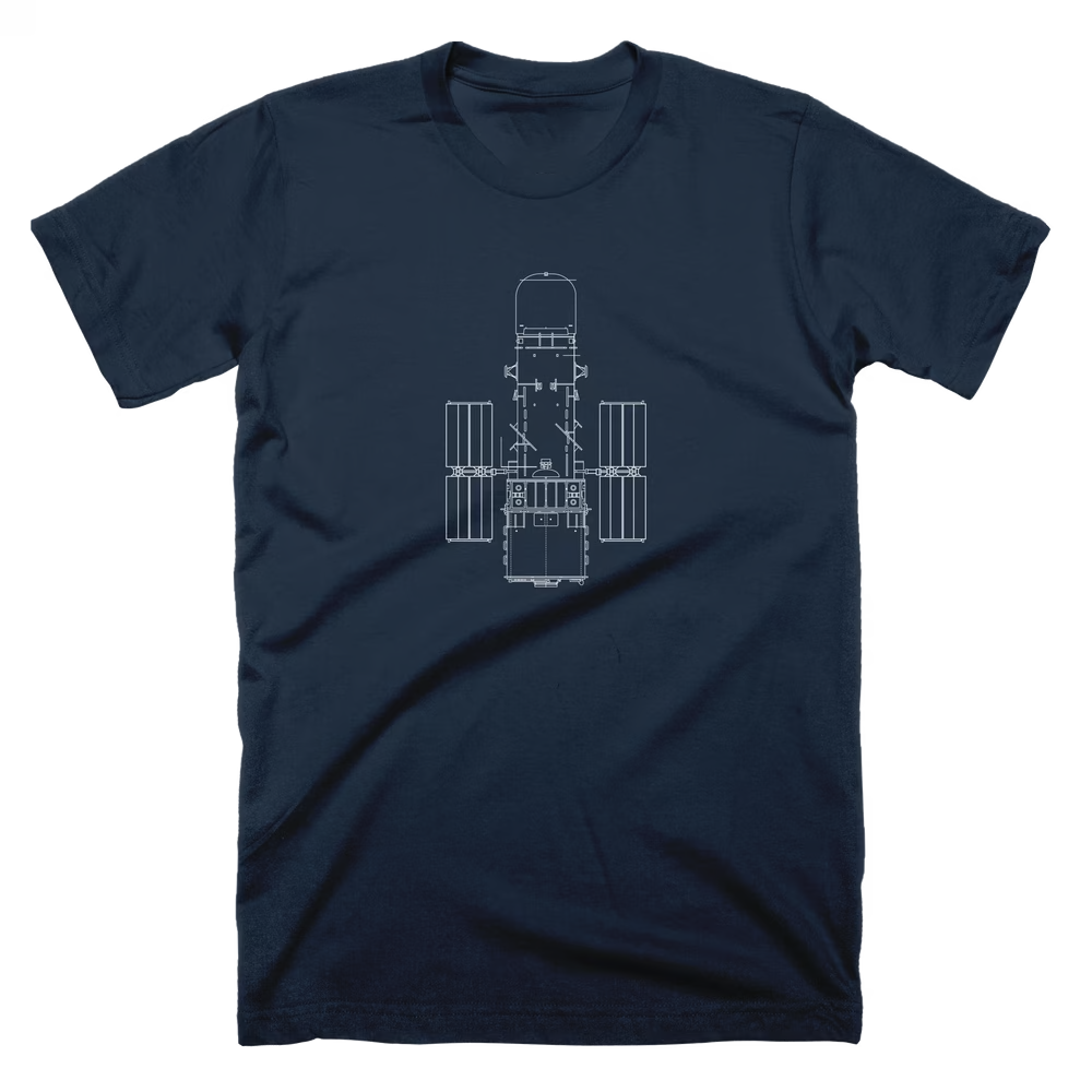 Hubble Technical Drawing