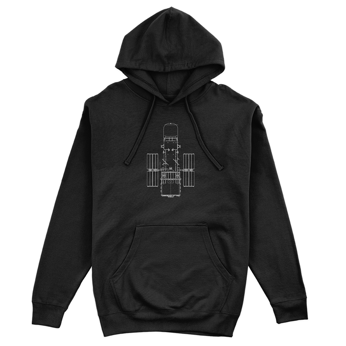 Hubble Technical Drawing Hoodie