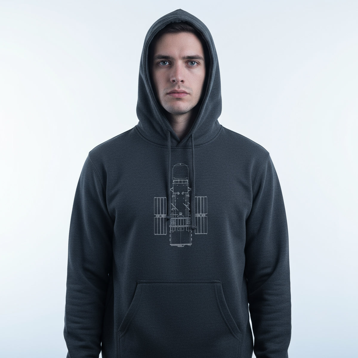 Hubble Technical Drawing Hoodie