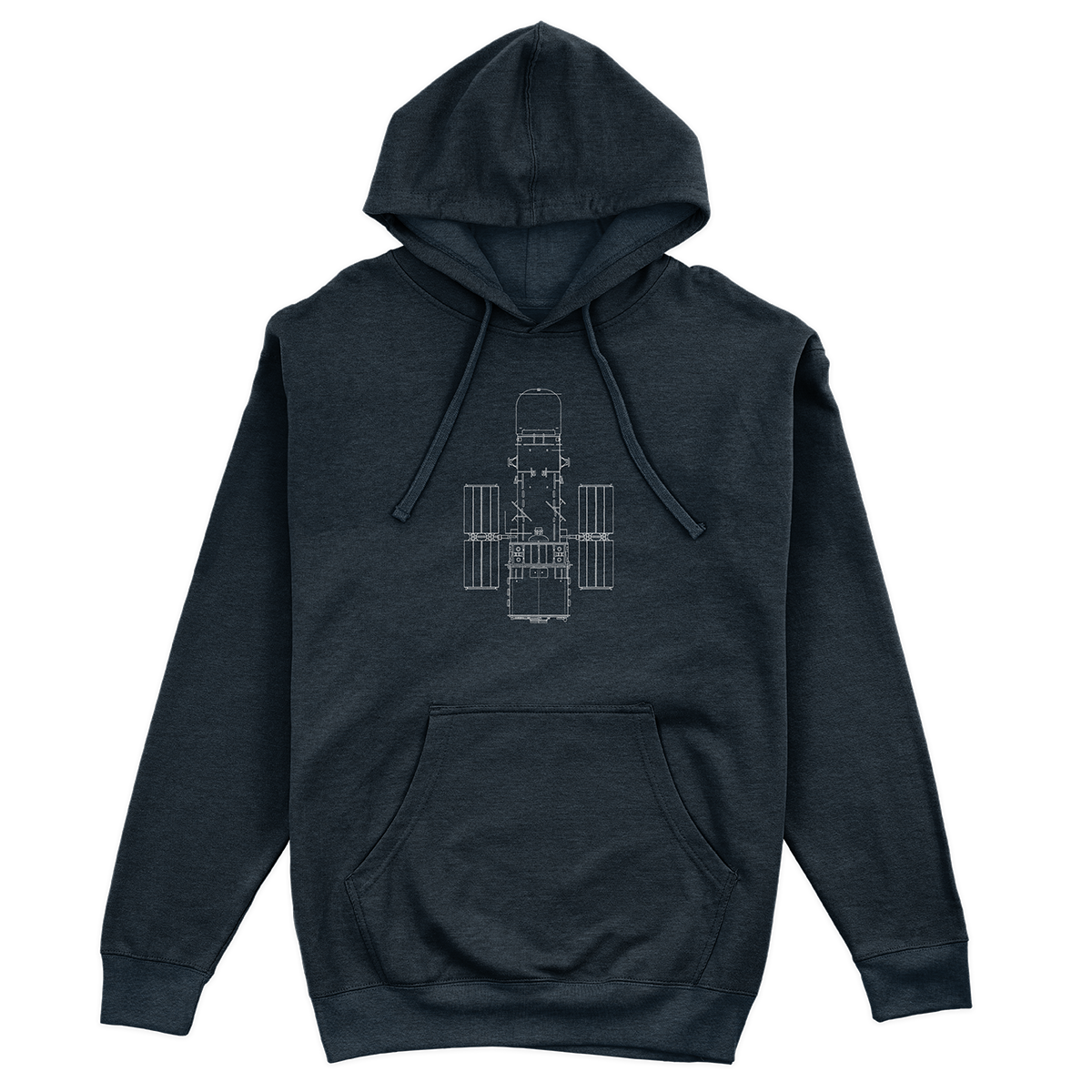 Hubble Technical Drawing Hoodie