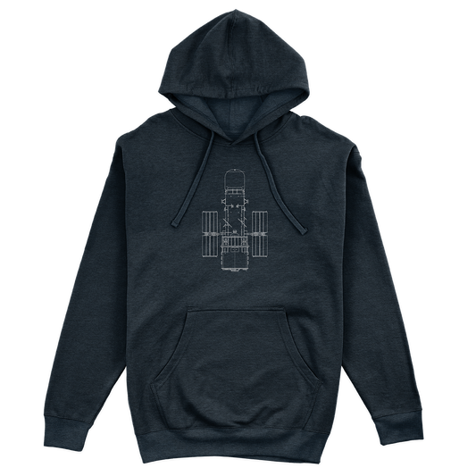 Hubble Technical Drawing Hoodie