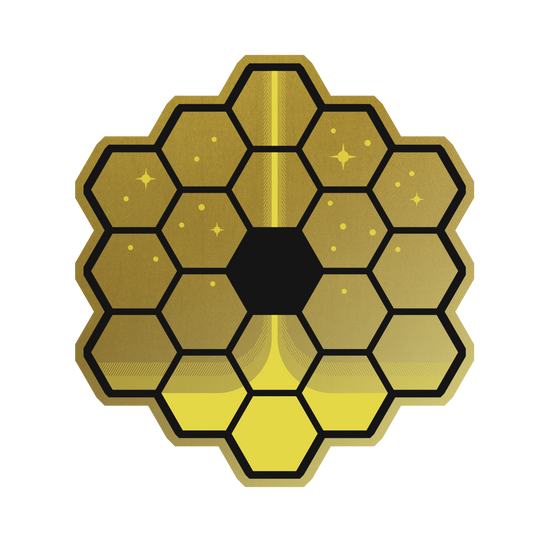 James Webb Launch Edition - Metallic Gold Sticker