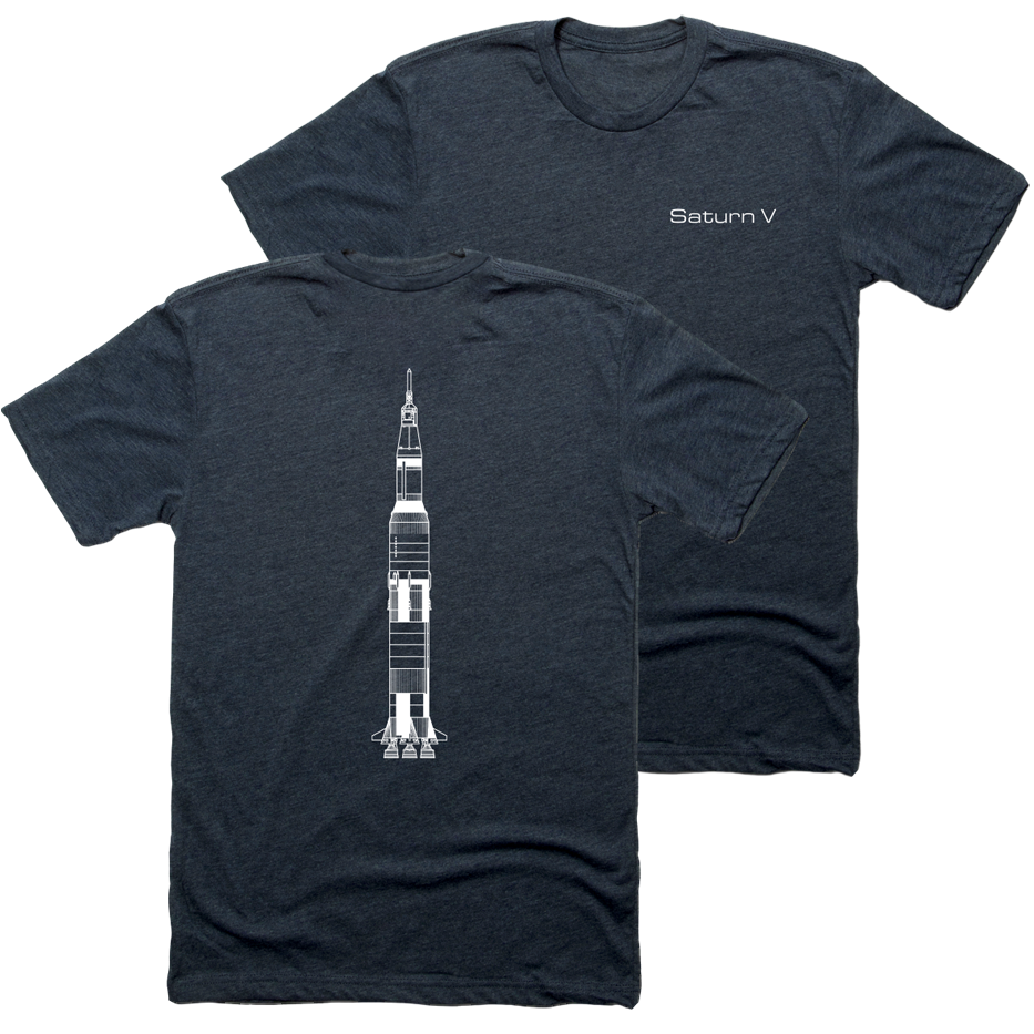 Saturn V Technical Drawing