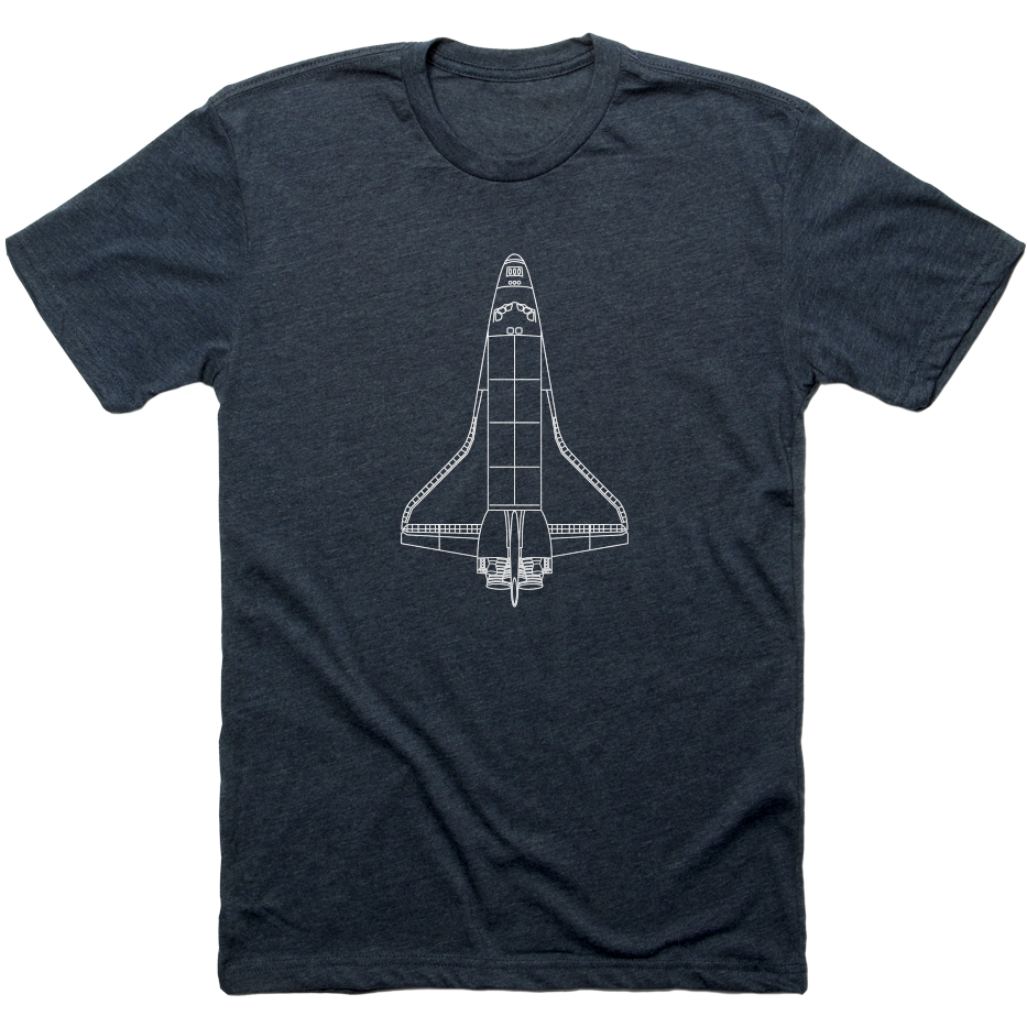 Space Shuttle Technical Drawing