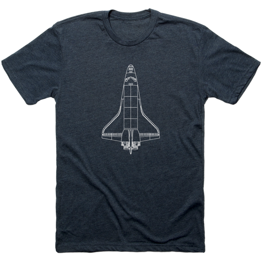 Space Shuttle Technical Drawing