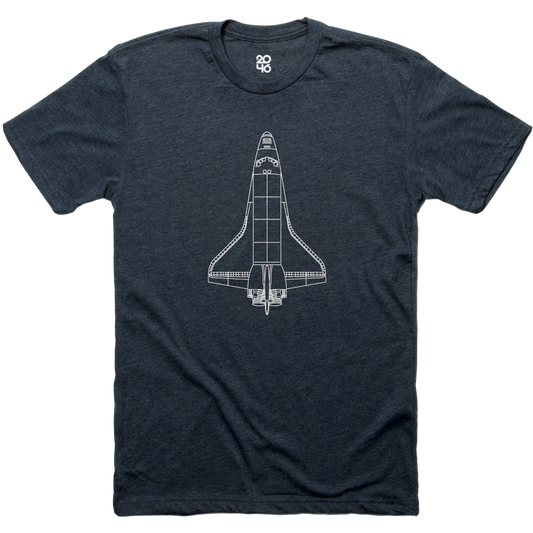 Space Shuttle Technical Drawing