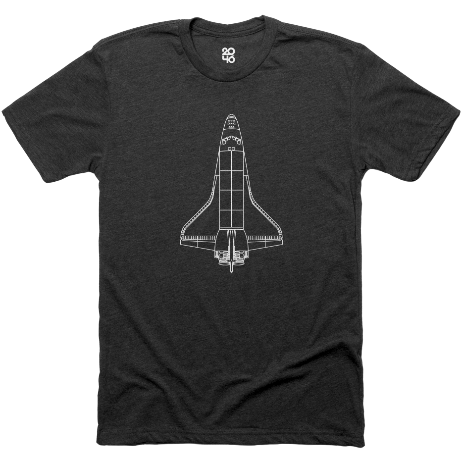 Space Shuttle Technical Drawing