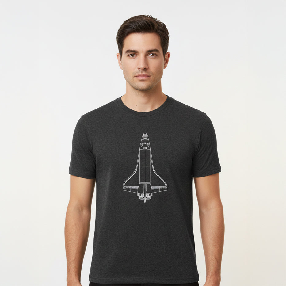 Space Shuttle Technical Drawing