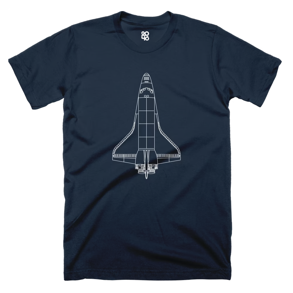 Space Shuttle Technical Drawing