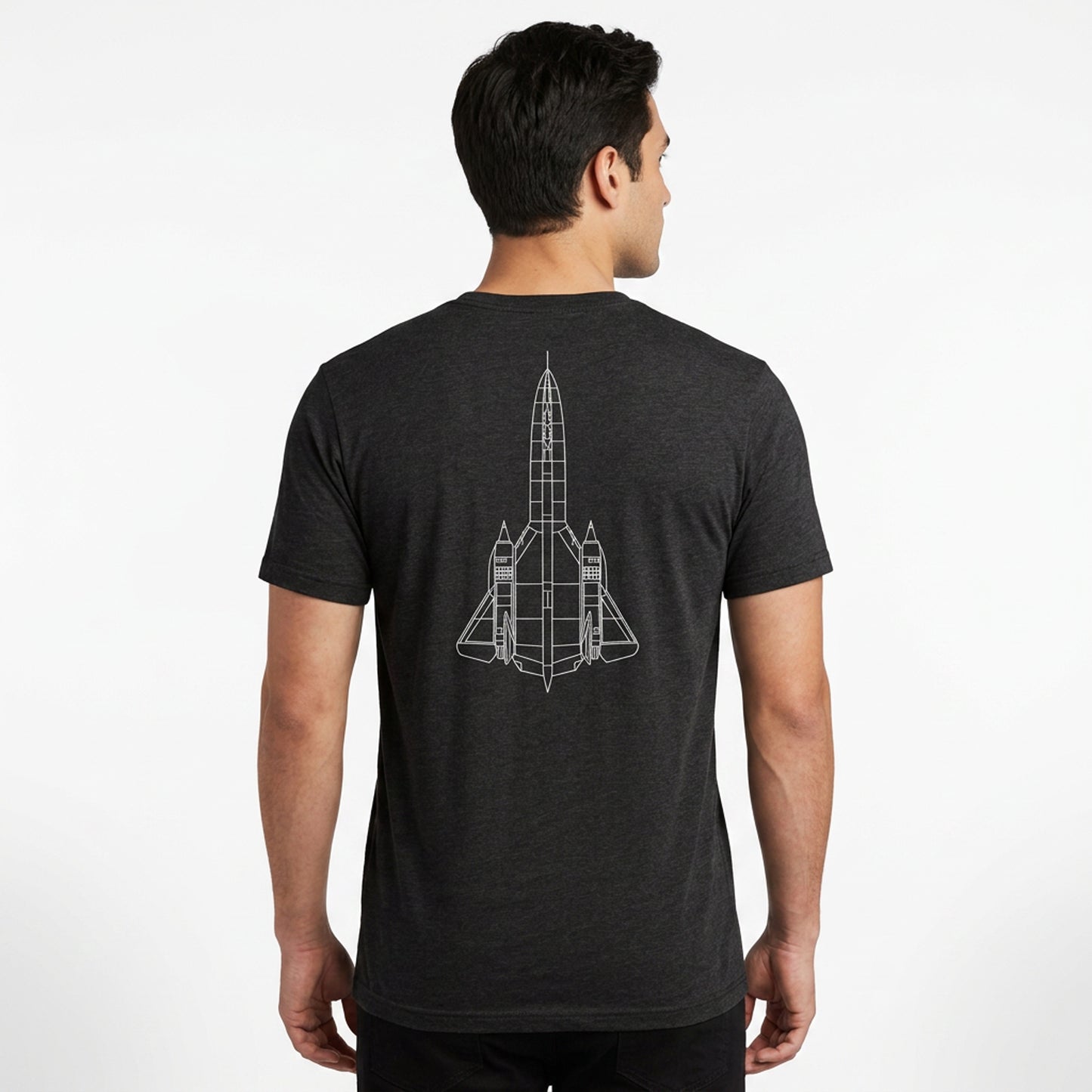 SR-71 Blackbird Technical Drawing