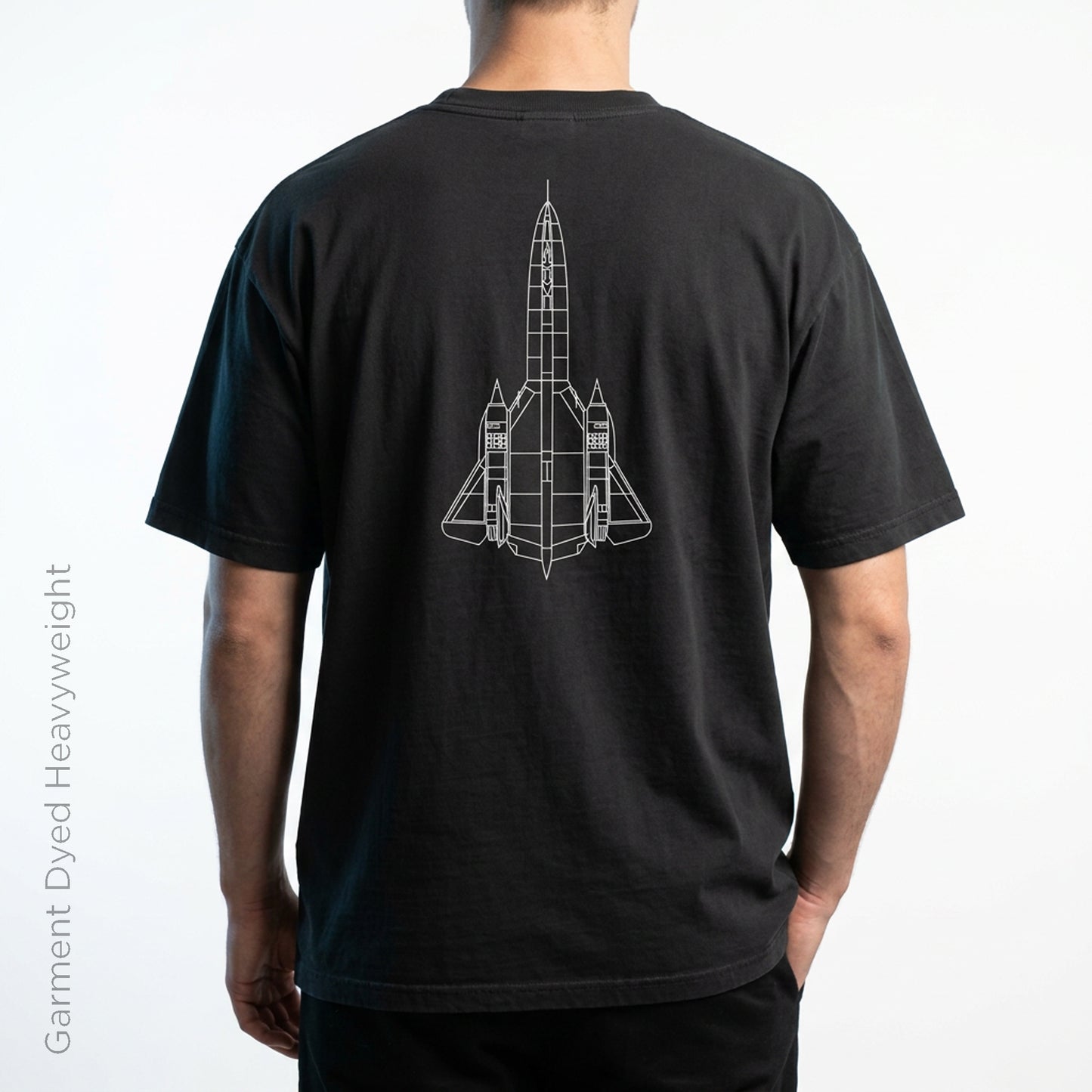 SR-71 Blackbird Technical Drawing