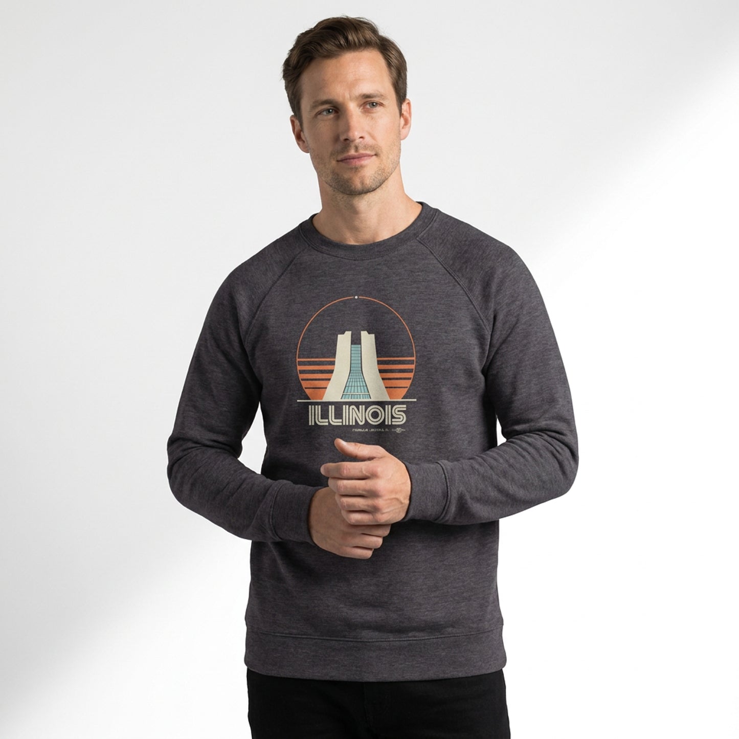 Illinois Fermilab Raglan Sweatshirt