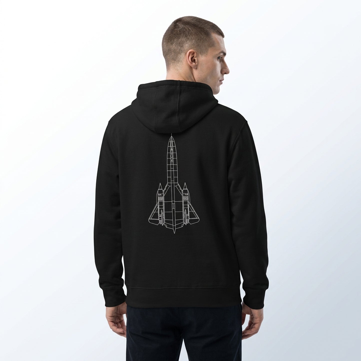 SR-71 Blackbird zip hoodie