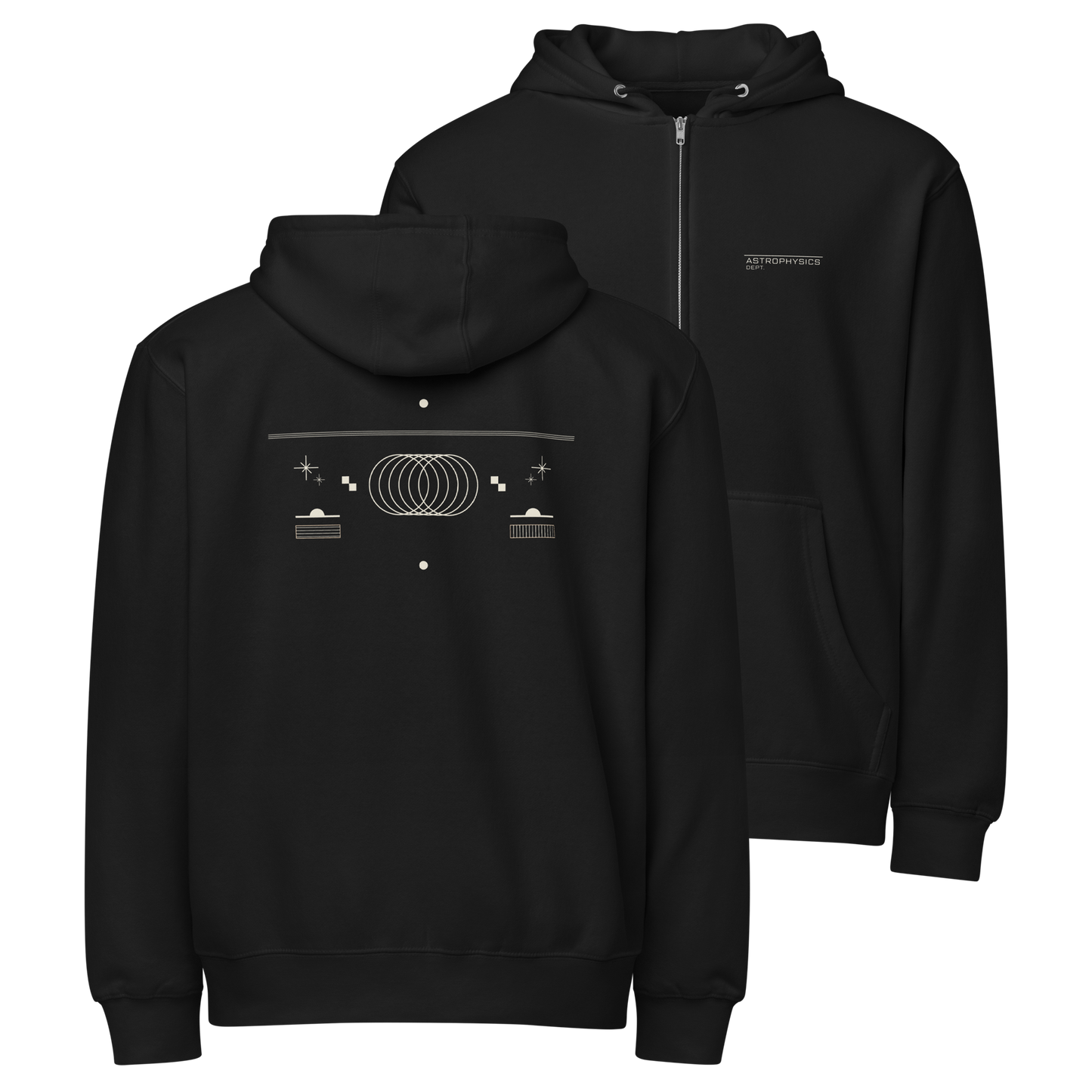 Astrophysics zip hoodie