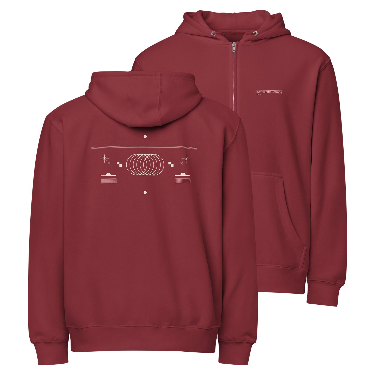 Astrophysics zip hoodie
