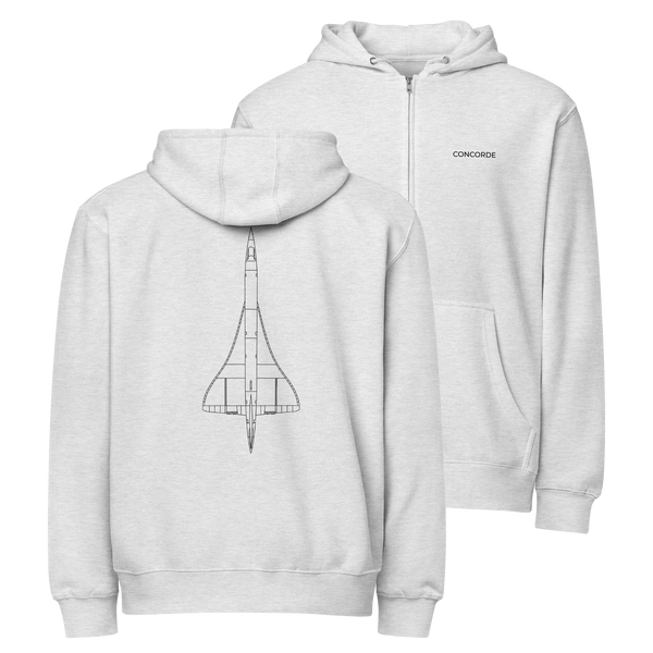 Concorde zip hoodie