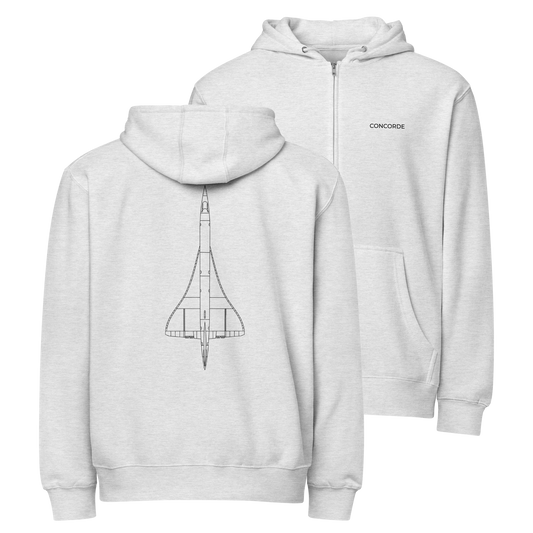 Concorde zip hoodie
