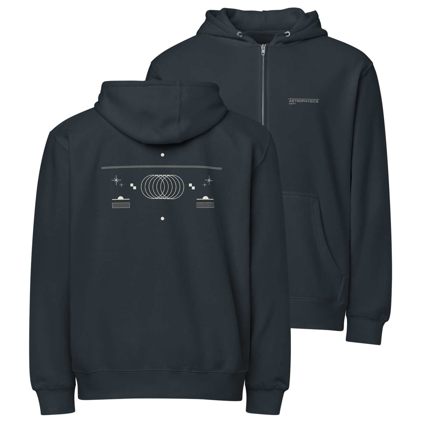 Astrophysics zip hoodie