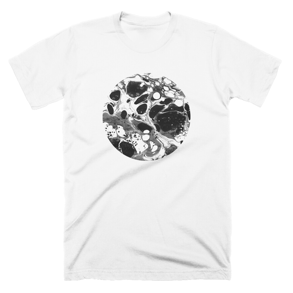 Moon particle color sales shirt